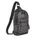 Сумка кожаная Coach West Pack Signature Canvas мужская 1027 фото 2