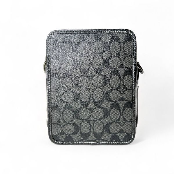 Мужская сумка Coach Sullivan Crossbody Bag In Signature Canvas черная 195031992681 фото