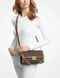 Сумка женская Michael Kors Sonia Medium Logo and Faux Leather Convertible Brown 194900665251 фото 4