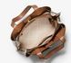 Cумка Michael Kors Emilia Small Crossbody MK Logo, white/brown 194900361092 фото 2