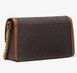 Сумка женская Michael Kors Sonia Medium Logo and Faux Leather Convertible Brown 194900665251 фото 2