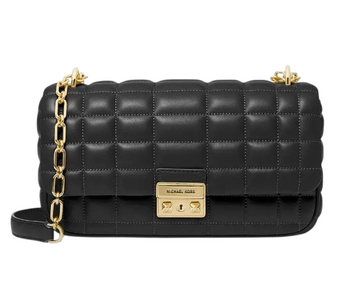 Сумка женская Michael Kors Tribeca Large Quilted Leather Shoulder Bag Black 196237506962 фото