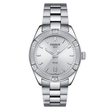 Женские часы Tissot PR 100 Sport Chic T101.910.11.031.00 36 mm wtchs_29084 фото