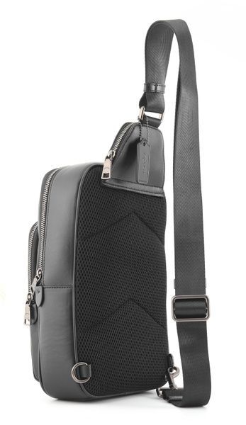 Сумка мужская Coach Ethan Pack In Signature Canvas чёрная 1061 фото