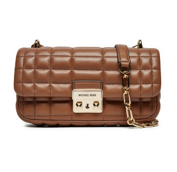 Сумка женская Michael Kors Tribeca Large Quilted Leather Shoulder Bag Brown 196237506931 фото