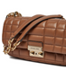 Сумка женская Michael Kors Tribeca Large Quilted Leather Shoulder Bag Brown 196237506931 фото 4