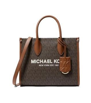 Cумка Michael Kors Mirella Small Logo Crossbody Bag, brown 196163072784 фото