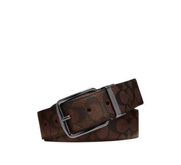 Ремень Coach Harness Buckle Cut To Size Reversible Belt, 38 Mm, Mahogany Brown 889532138883 фото