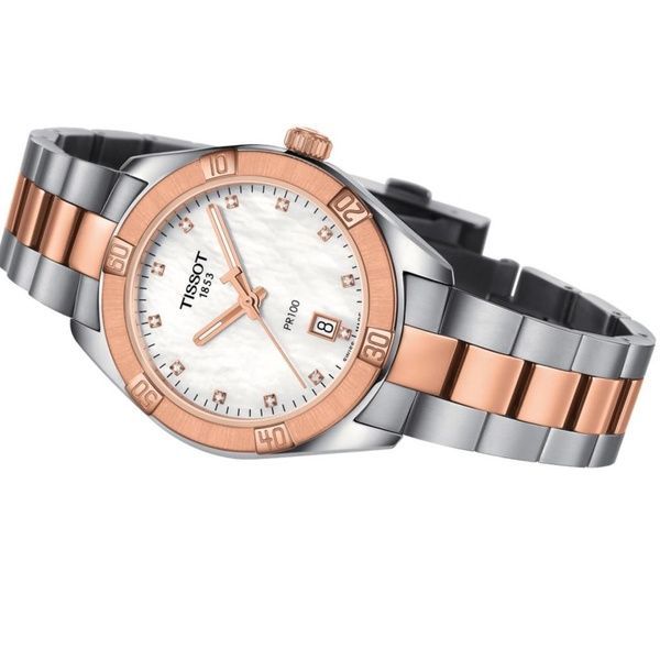 Женские часы Tissot PR 100 Sport Chic T101.910.22.116.00 36 mm wtchs_29086 фото