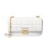 Сумка женская Michael Kors Tribeca Large Quilted Leather Shoulder Bag White/Gold 196237506986 фото 1