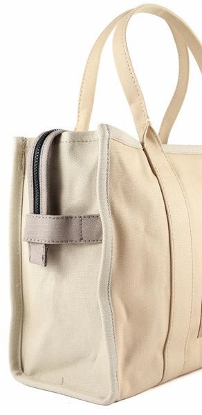 Сумка женская Marc Jacobs Large Traveler Tote бежевая 191267967066 фото