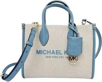 Cумка Michael Kors MK Mirella Small Shopper Top Zip Crossbody Bag Chambray Blue 196163094267 фото