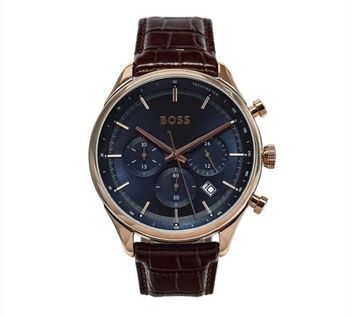 Часы Boss Gregor Коричневий 44 mm 122 фото