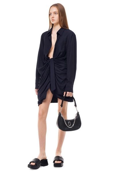 Сумка Marc Jacobs The Curve Leather Shoulder Bag 1024 фото