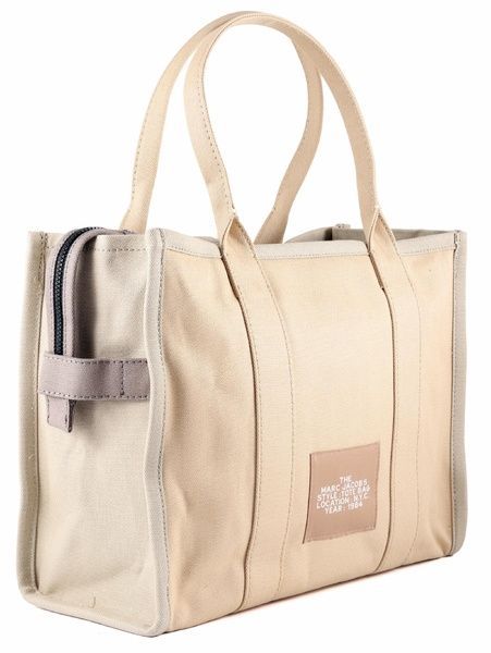 Сумка женская Marc Jacobs Large Traveler Tote бежевая 191267967066 фото
