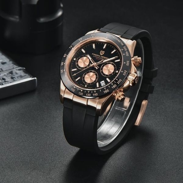 Часы Pagani Design PD-1664 Gold Black 147 фото
