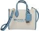 Cумка Michael Kors MK Mirella Small Shopper Top Zip Crossbody Bag Chambray Blue 196163094267 фото 1