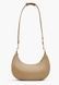 Сумка Marc Jacobs The Curve Leather Shoulder Bag коричнева 1028 фото 4