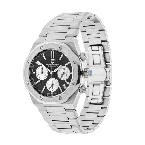 Годинник Pagani Design PD-1707 Silver-Black 140 фото