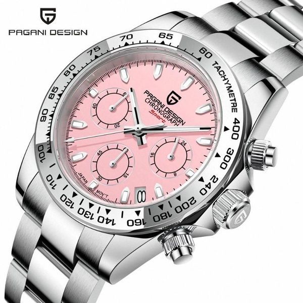 Часы Pagani Design PD-1727 Silver-Pink 135 фото