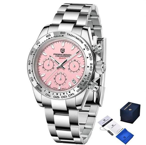 Часы Pagani Design PD-1727 Silver-Pink 135 фото