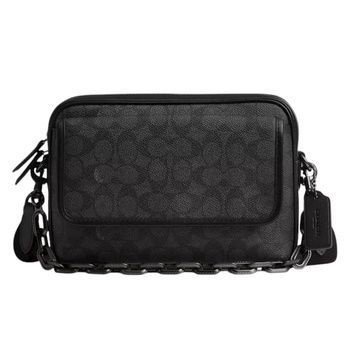 Сумка Charter Flap Crossbody Bag 24 In Signature Canvas черная 195031356704 фото