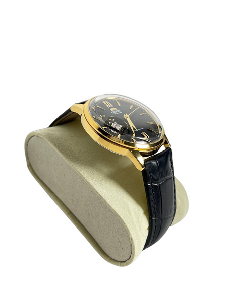 Годинник Orient Classic Open Heart F6T2-UAA0 B871319, Black-Gold wt1802 фото