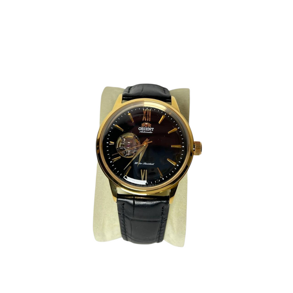 Годинник Orient Classic Open Heart F6T2-UAA0 B871319, Black-Gold wt1802 фото