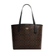 Кожаная сумка Coach Womens City Tote In Signature Canvas 1023 фото 1