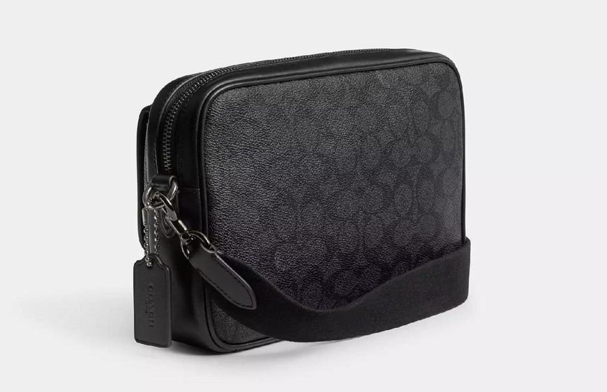 Сумка Charter Flap Crossbody Bag 24 In Signature Canvas чорна 195031356704 фото