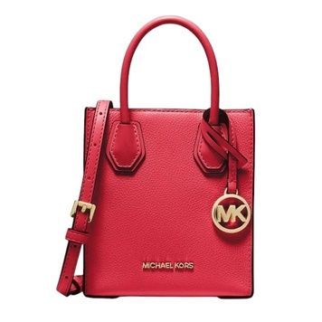 Сумка Michael Kors Mercer Extra-Small Pebbled червона 194900275214 фото