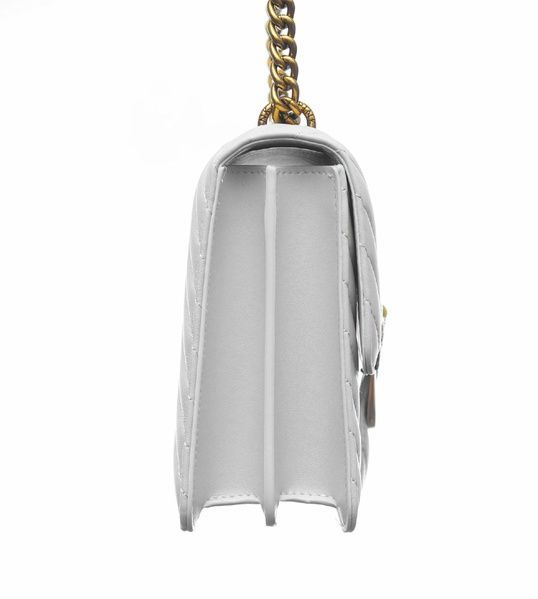 Сумка кросс-боди женская кожаная Pinko Classic Love Bag One Chevron Белая 74455323 фото
