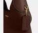 Женская кожаная сумка Coach Brooklyn Shoulder Bag 28 Maple CU068-B4/MERLOT фото 4