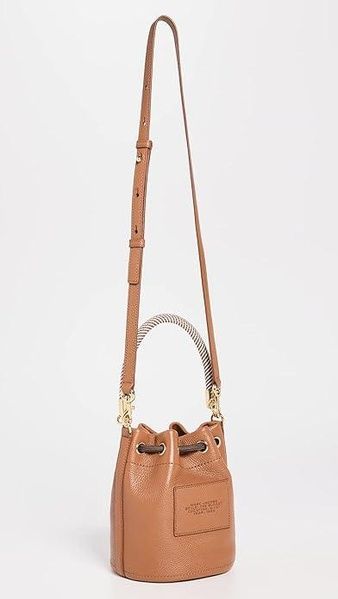Сумка Marc Jacobs The Leather Bucket коричневая 1030 фото