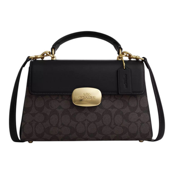 Сумка Coach Eliza Top Handle Bag In Signature Canvas 196395538645 фото