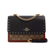 Сумка-клатч женская Coach Klare кожаная Khaki/Black/Berry/Multi/Gold 1027 фото 1