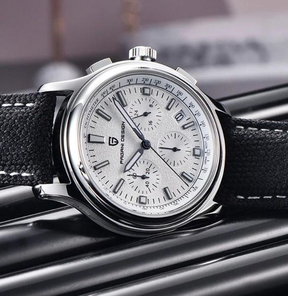 Годинник Pagani Design PD-1781 Black-Silver-White 146 фото