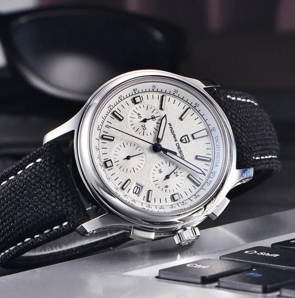 Годинник Pagani Design PD-1781 Black-Silver-White 146 фото