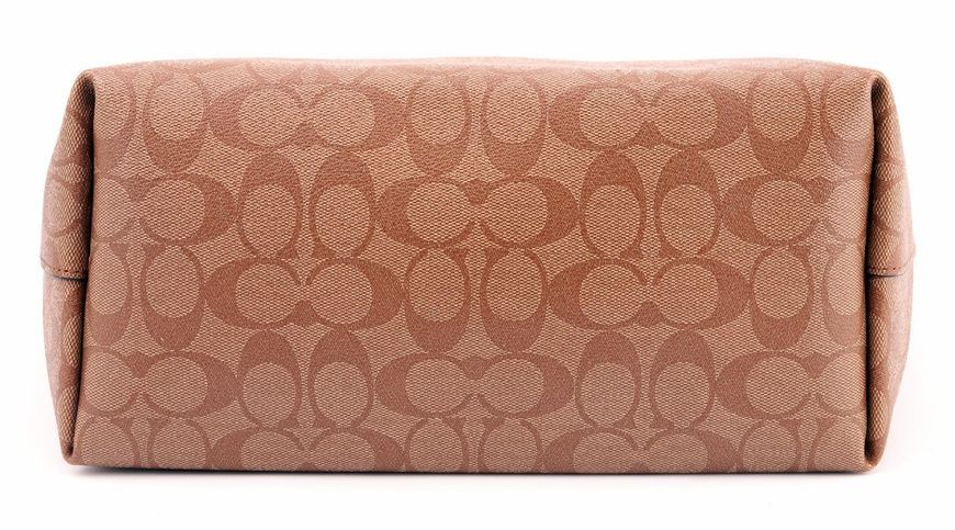 Сумка жіноча шкіряна Coach Tote Gallery коричнева 193971357416 фото