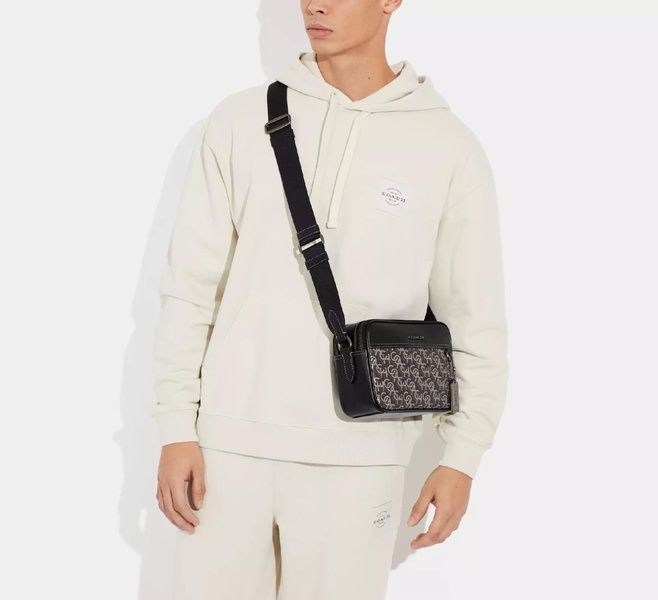 Сумка Coach Graham Crossbody With Signature Monogram Print 1102 фото