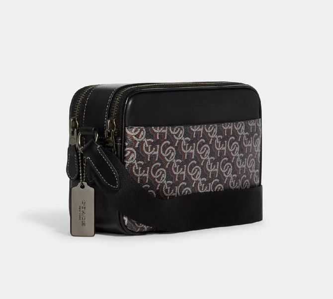 Сумка Coach Graham Crossbody With Signature Monogram Print 1102 фото