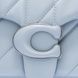 Кожаная женская сумка COACH Tabby Shoulder Bag 26 Quilted голубая 195031264290 фото 3