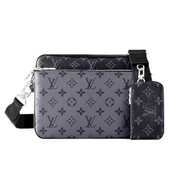 Сумка мужская Louis Vuitton Trio Messenger Monogram Eclipse Canvas lv07 фото