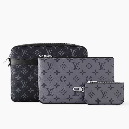 Купить Сумка мужская Louis Vuitton Trio Messenger Monogram Eclipse