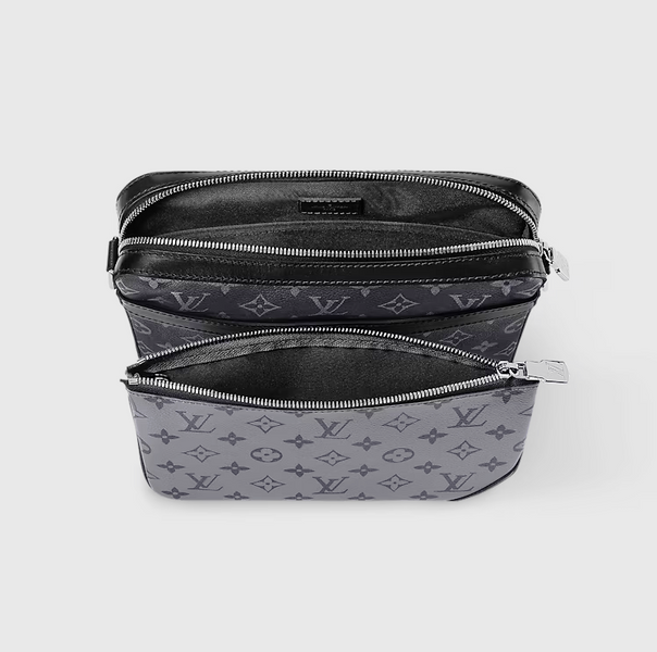 Сумка чоловіча Louis Vuitton Trio Messenger Monogram Eclipse Canvas lv07 фото