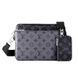 Сумка чоловіча Louis Vuitton Trio Messenger Monogram Eclipse Canvas lv07 фото 1