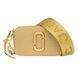 Сумка-клатч женская кожаная через плечо Marc Jacobs The Snapshot Gold (0109) 191267653518 фото 1