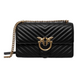 Женская кожаная сумка Pinko Love One Classic Shoulder Bag черная 1183 фото 1