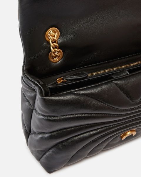 Женская кожаная сумка Pinko Love Bag Puff Butterfly Big, черная b130820 фото
