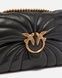 Женская кожаная сумка Pinko Love Bag Puff Butterfly Big, черная b130820 фото 3